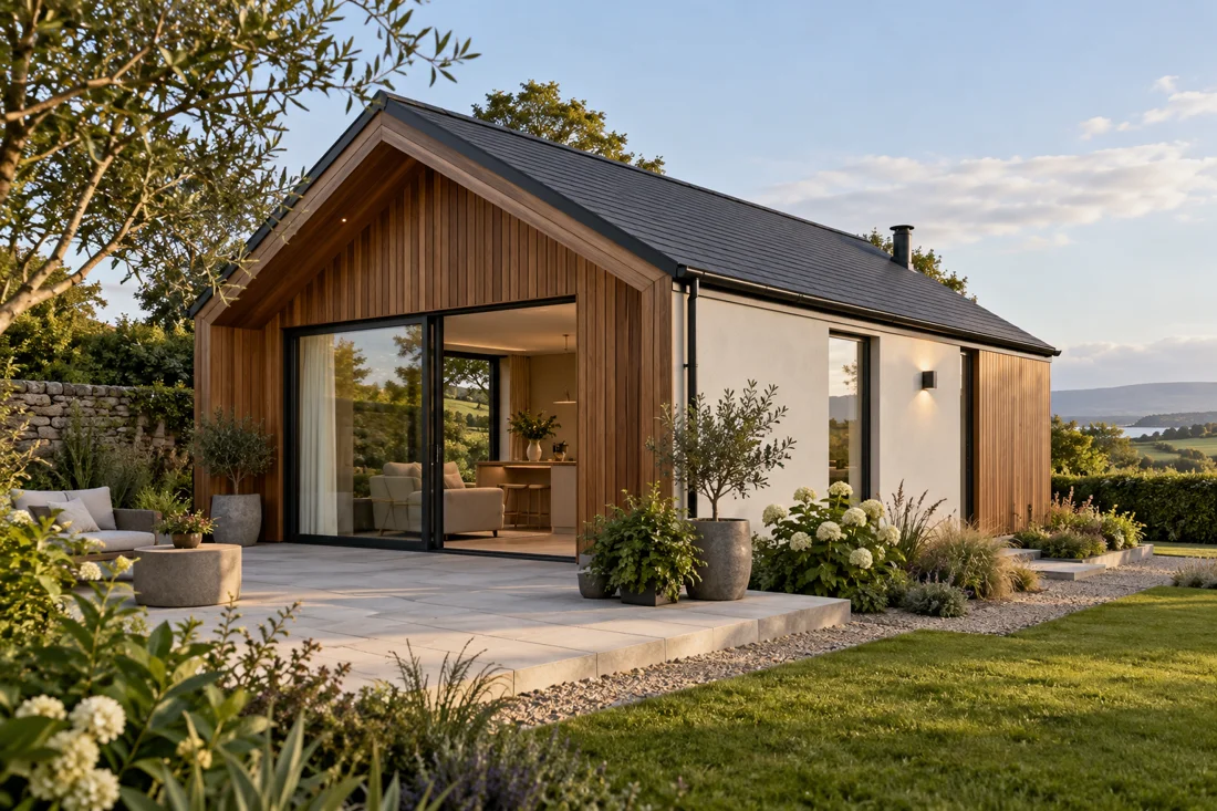 Illustrative independent garden living space